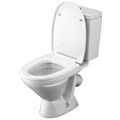 Унитаз-компакт "Лига 2РА дюропласт" (кос.вып, нижн.подв, 2-кн.арм Инкоэр, сид.) (Santek) 1.WH30.2.141