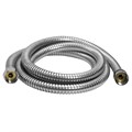 Шланг душевой 175-205 см имп/кон, EPDM, нерж.сталь, хром., растяг. MIXLINE ЛЮКС (блистер) 526784