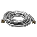 Шланг душевой 200-230 см имп/кон, EPDM, нерж.сталь, хром., растяг. MIXLINE ЛЮКС (блистер) 526785