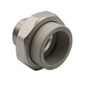 Муфта комб. разъемная, нар 50х1 1/2'' EVER® plast  СЕРЫЙ (Россия) UPF 013 50 05 00 G