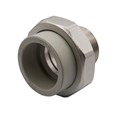 Муфта комб. разъемная, нар 50х1 1/2'' EVER® plast  СЕРЫЙ (Россия) UPF 013 50 05 00 G