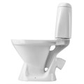 Унитаз-компакт "Римини 2РА ЭКОНОМ полипропилен" (кос.вып. нижн.подв, 2-кн.арм. Уклад,сид.) (Santek) 1.WH50.1.523