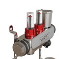 Коллекторная группа VRT® 1'' х 3/4'' (евроконус)  2 вых, авт в/отвод, c расходомерами VRT-1116-252002