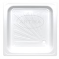 Поддон квадрат 0,8*0,8*0,15 Antika стальной (ВИЗ) APS-80101