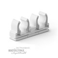 Фиксатор для трубы двойной 25 PP-R PRO AQUA БЕЛЫЙ PA18510P