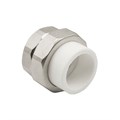 Муфта комб. разъемная, вн 32х1 1/4" EVER® plast  БЕЛЫЙ (Россия) UPF 012 32 04 00 W