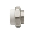 Муфта комб. разъемная, вн 50х1 1/2" EVER® plast  БЕЛЫЙ (Россия) UPF 012 50 05 00 W