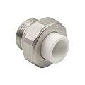 Муфта комб. разъемная, нар 20х1" EVER® plast  БЕЛЫЙ (Россия) UPF 013 20 03 00 W