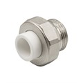 Муфта комб. разъемная, нар 20х1" EVER® plast  БЕЛЫЙ (Россия) UPF 013 20 03 00 W