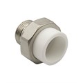 Муфта комб. разъемная, нар 32х1'' EVER® plast  БЕЛЫЙ (Россия) UPF 013 32 03 00 W