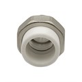 Муфта комб. разъемная, нар 32х1'' EVER® plast  БЕЛЫЙ (Россия) UPF 013 32 03 00 W