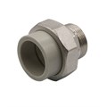 Муфта комб. разъемная, нар 40х1 1/4'' EVER® plast  СЕРЫЙ (Россия) UPF 013 40 04 00 G