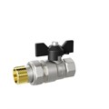 Кран шаровой со сгоном 1/2'' бабочка  LD PRIDE LD 47.306.15