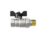 Кран шаровой со сгоном 1/2'' бабочка  LD PRIDE LD 47.306.15