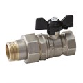 Кран шаровой со сгоном 3/4'' бабочка  LD PRIDE LD 47.306.20
