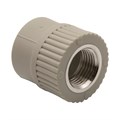 Муфта комб. вн 25х1/2'' EVER® plast  СЕРЫЙ (Россия) UPF 008 25 01 00 G