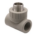 Тройник комб. нар 20х1/2''х20 EVER® plast  СЕРЫЙ (Россия) UPF 022 20 01 20 G