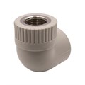 Уголок комб. вн 25х1/2'' EVER® plast  СЕРЫЙ (Россия) UPF 029 25 01 00 G