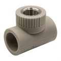 Тройник комб. вн 25х1/2''х25 EVER® plast  СЕРЫЙ (Россия) UPF 023 25 01 25 G