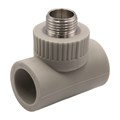 Тройник комб. нар 25х1/2''х25 EVER® plast  СЕРЫЙ (Россия) UPF 022 25 01 25 G