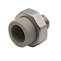Муфта комб. разъемная, нар 25х1/2'' EVER® plast  СЕРЫЙ (Россия) UPF 013 25 01 00 G