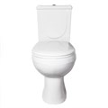 Унитаз-компакт "Ирида" белый Комфорт (гор,нижн, дюро.,быстр.,М/Л,арм) (Ст.Оскол) 40301130406