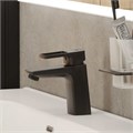 Смеситель для раковины 35к IDDIS BILBL00i01 "Bild" литой, ЧЕРНЫЙ матовый BILBL00i01