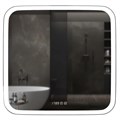 Зеркало MIXLINE "Стив-3" 700*685 (ШВ) сенсорный выключатель, часы + подогрев ФР-1754