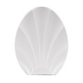 Сиденье для унитаза "Ракушка" белая Росспласт РП-812-РБЕ