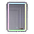 Зеркало MIXLINE "Мальта" RGB 550*800 (ШВ) сенсорный выключатель, МУЛЬТИ-ЦВЕТ LED-00002511