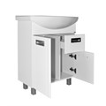 Тумба д/ванной "АЛЬФА-65" под раковину Best-65 (Sanita Lux) (ПВХ) НФ-00005002