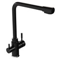 Смеситель для кухни 35к MIXLINE ML-GS13 (308) черный с вых. для питьевого фильтра ML-GS13 (308)
