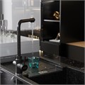 Смеситель для кухни 35к MIXLINE ML-GS13 (308) черный с вых. для питьевого фильтра ML-GS13 (308)