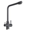 Смеситель для кухни 35к MIXLINE ML-GS13 (309) темно-серый с вых. для питьевого фильтра ML-GS13 (309)