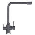 Смеситель для кухни 35к MIXLINE ML-GS13 (309) темно-серый с вых. для питьевого фильтра ML-GS13 (309)