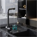 Смеситель для кухни 35к MIXLINE ML-GS13 (343) антрацит с вых. для питьевого фильтра ML-GS13 (343)
