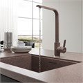 Смеситель для кухни 35к MIXLINE ML-GS14 (307) терракотовый высок. излив ML-GS14 (307)