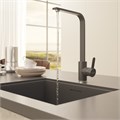 Смеситель для кухни 35к MIXLINE ML-GS14 (342) графит высок. излив ML-GS14 (342)