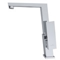 Смеситель для кухни 25k MIXLINE ML20-032 "Quadro" высокий излив боковая ручка ML20-032