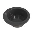 Мойкa ML-GMS01 СТАНДАРТ круглая, черный (308), 470мм (глуб. чаши 180) 00-00002350