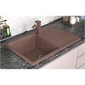 Мойка ML-GMS07 СТАНДАРТ с крылом, терракот (307), 750*495*190мм 00-00002594