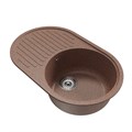 Мойка ML-GM16 КОМФОРТ овальная с крылом, терракотовая (307), 730*460*180мм 00-00009362