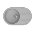Мойка ML-GM16 КОМФОРТ овальная с крылом, графит (342), 730*460*180мм 00-00009369