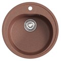 Мойкa ML-GM11 КОМФОРТ круглая, терракотовая (307), 500мм (глуб. чаши 180) 00-00009301