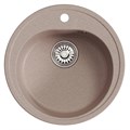 Мойкa ML-GM11 КОМФОРТ круглая, песочная (302), 500мм (глуб. чаши 180) 00-00009300