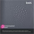 Штора для ванной полиэтилен IDDIS P03PE18i11 Promo  180*200 тёмно-серая  c кольцами P03PE18i11