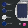 Штора для ванной полиэтилен IDDIS P05PE18i11 Promo  180*200 тёмно-синяя  c кольцами P05PE18i11