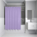 Штора для ванной полиэтилен IDDIS P08PE18i11 Promo  180*200 светло-фиолетовая  c кольцами P08PE18i11