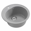 Мойкa ML-GM11 КОМФОРТ круглая, графит (342), 500мм (глуб. чаши 180) 00-00009308