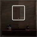Зеркало MIXLINE "Стив-2" 600*700 (ШВ) сенсорный выключатель, светодиодная подсветка + подогрев LED-00002842